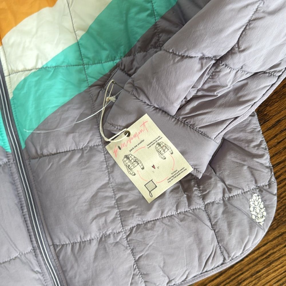 Free People Pippa Printed Packable Puffer Jacket - Picture 5 of 6